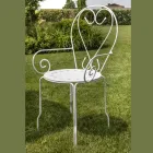 Garden Chair Made Entirely of Metal - Archive Viadurini