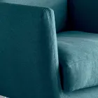 Living Room Armchair with Choice of Swivel or Fixed Base Made in Italy - Ironic Viadurini