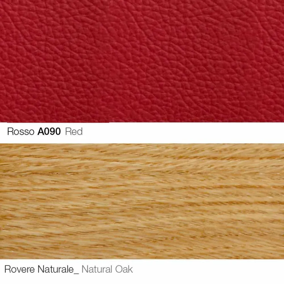 Living Room Armchair with Footrest in Leather and Wood Made in Italy - Butterfly Viadurini