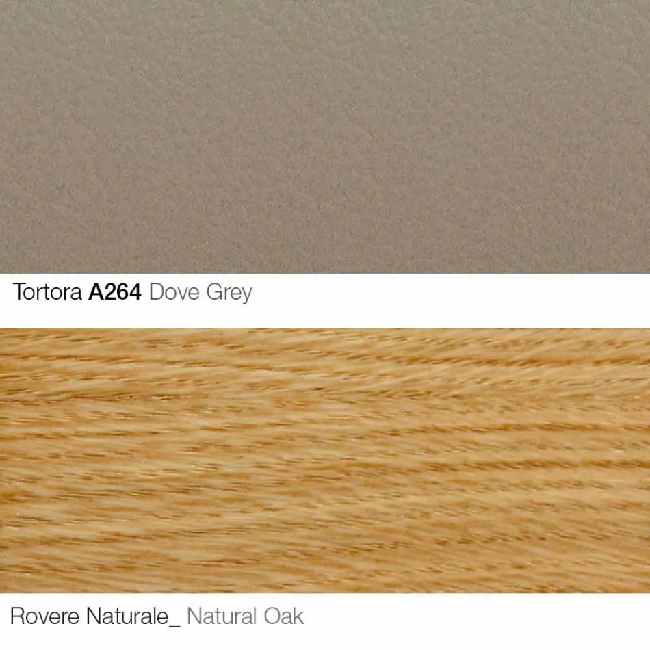 Living Room Armchair with Footrest in Leather and Wood Made in Italy - Butterfly Viadurini