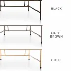 Fabric Living Room Armchair with Metal Structure Made in Italy - Manila Viadurini