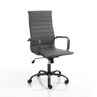 Office Armchair with High or Low Backrest - Rubidio Viadurini