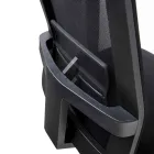 Swivel Office Armchair with Gas Lift in Technical Fabric and Mesh - Office Viadurini