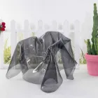 Contemporary design armchair in plexiglass fumé Paris, made in Italy Viadurini