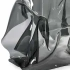 Contemporary design armchair in plexiglass fumé Paris, made in Italy Viadurini