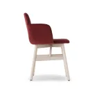 High Quality Armchair with Velvet or Fabric Seat Made in Italy - Molde Viadurini