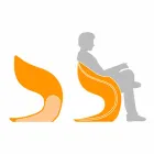 Internal or External Design Armchair in White Polyethylene - Petra by Myyour Viadurini