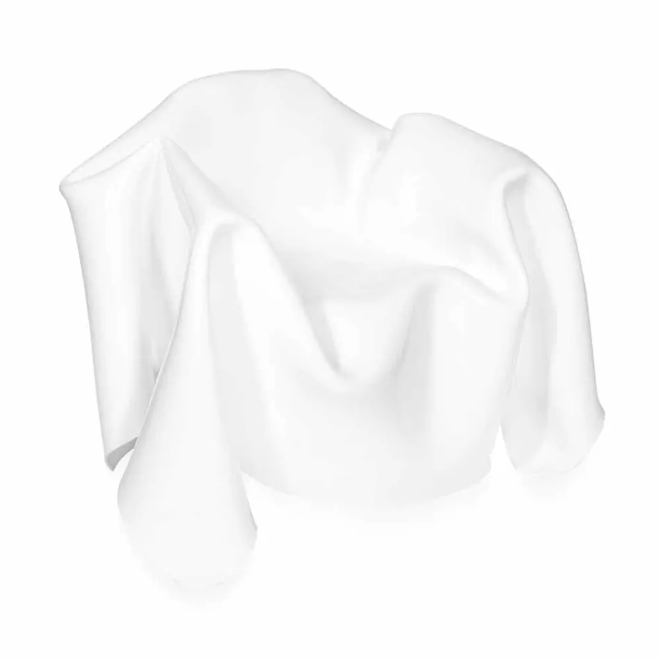 Modern design armchair in white Paris plexiglass, made in Italy Viadurini