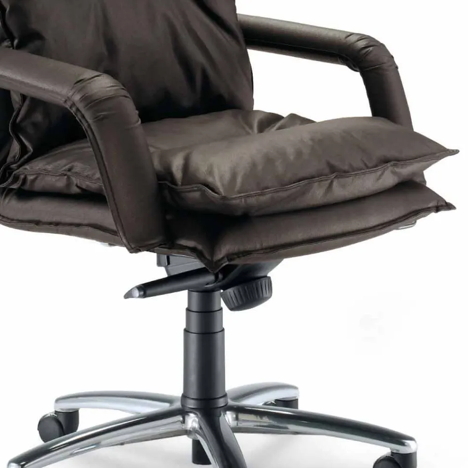 Contemporary executive office armchair in Gemma imitation leather Viadurini