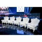 Colored elegant armchair Slide Queen Of Love polyethylene made in Italy Viadurini