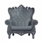 Colored elegant armchair Slide Queen Of Love polyethylene made in Italy Viadurini