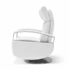 Modern design 2-motor swivel armchair made in Italy Cassia Viadurini