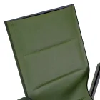 Armchair in Aluminum and Textilene with Insert in the Armrests in HPL - Righello Viadurini