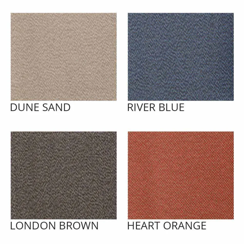 Lounge Chair with Waterproof Cushions, for Outdoor - Mara Slide Viadurini