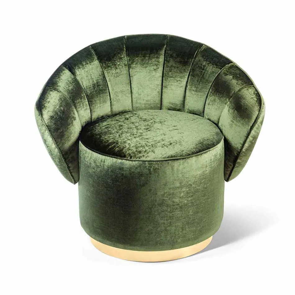 Modern design armchair upholstered in Belle fabric Viadurini