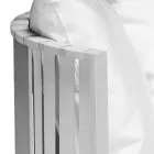 Outdoor Armchair in Aluminum and Luxury Design Ropes 3 Finishes - Julie Viadurini