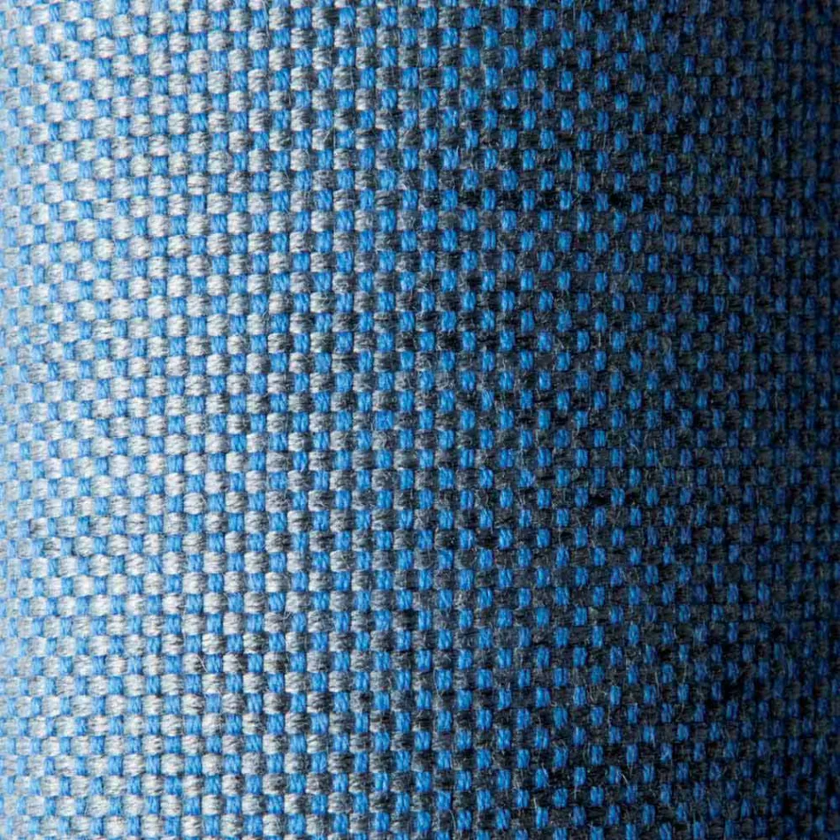 Outdoor Armchair with Fabric and Metal Armrests Made in Italy - Cola Viadurini