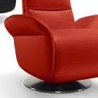 Relax armchair 2 motors swivel leather / fabric / modern leather Bluma Viadurini