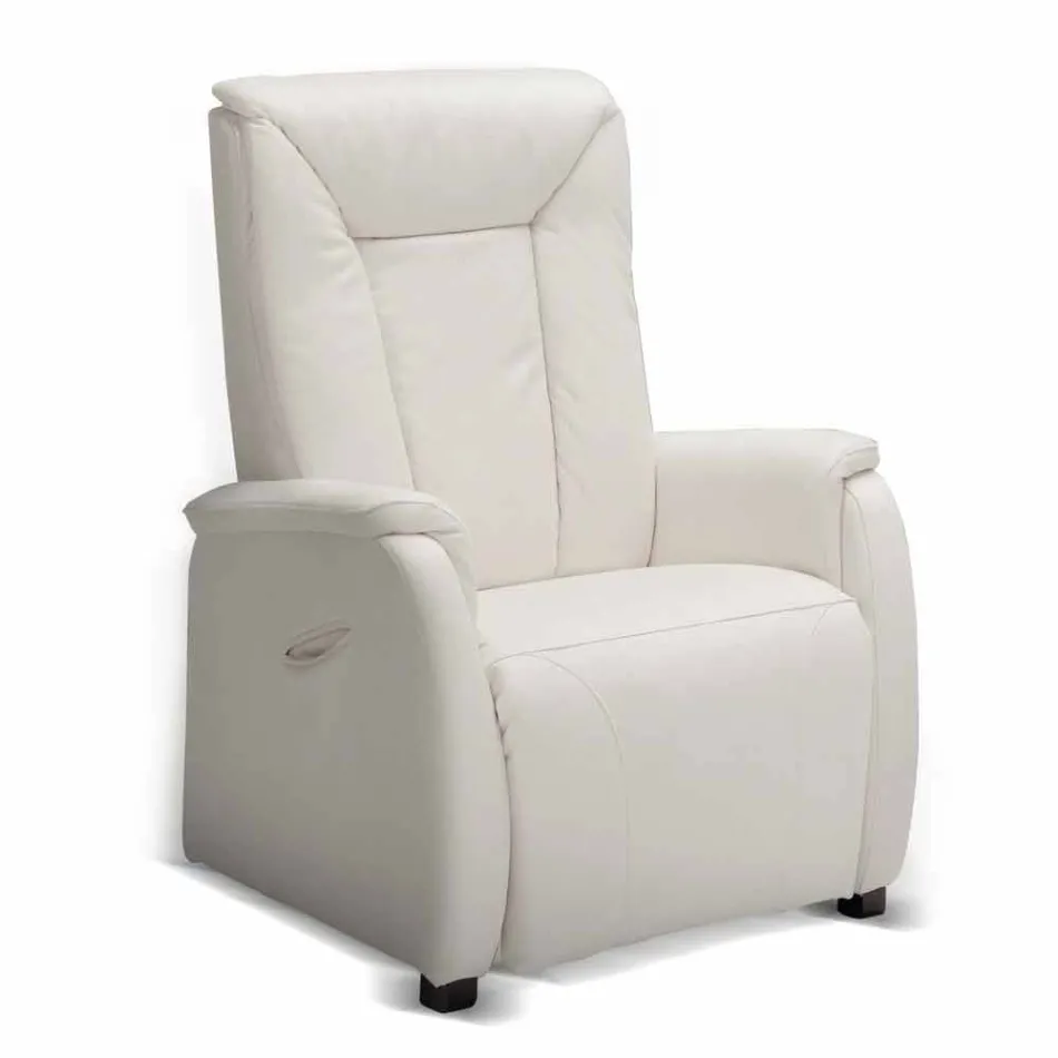 Rose design relaxing armchair with 2 motors, made in Italy Viadurini