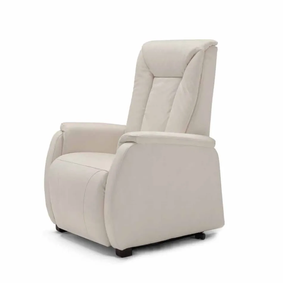 Rose design relaxing armchair with 2 motors, made in Italy Viadurini