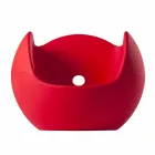 Round shaped rocking armchair Slide Blos colored design made in Italy Viadurini