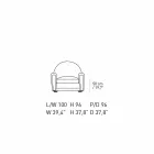 Living Room Armchair Covered in Leather with Wooden Feet Made in Italy - Pegolo Viadurini