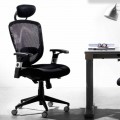 Directional and Operational Rotating Modern Black Chair – Simona