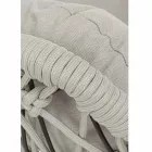 Suspended Outdoor Armchair in Woven Rope with Steel Base - Soy Viadurini