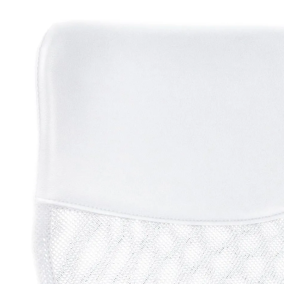 Office Chair Steel and Mesh Fabric Armrests and Headrest - Cerreto Viadurini