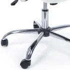 Office Chair Steel and Mesh Fabric Armrests and Headrest - Cerreto Viadurini