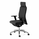 Swivel Ergonomic Design Office Armchair with Armrests and Headrest - Romolo Viadurini