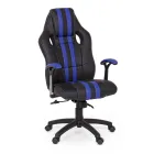 Swivel Reclining Office Armchair in Eco-leather and Nylon 2 Colors - Saronno Viadurini