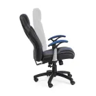 Swivel Reclining Office Armchair in Eco-leather and Nylon 2 Colors - Saronno Viadurini