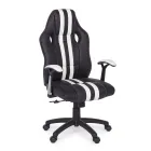 Swivel Reclining Office Armchair in Eco-leather and Nylon 2 Colors - Saronno Viadurini