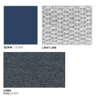 Outdoor Armchair with Seat Cushion Made in Italy - Noss by Varaschin Viadurini