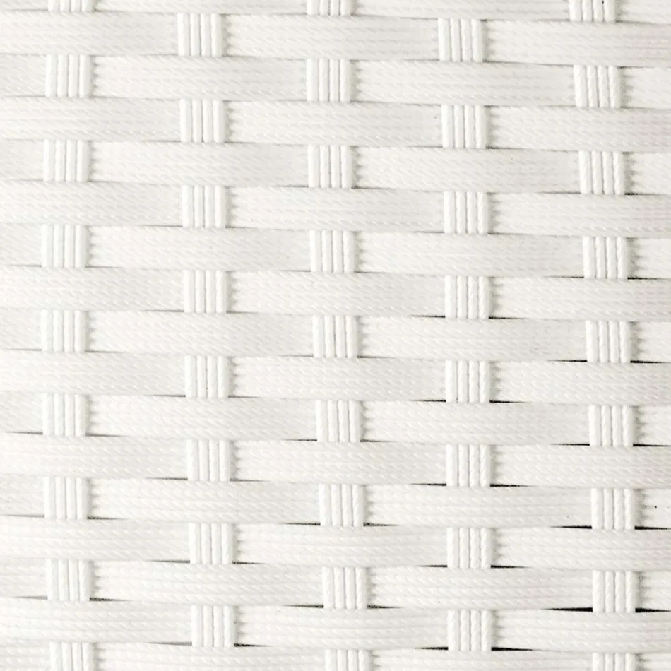 Stackable Outdoor Chair in Wicker Covered Aluminum - Bruma Viadurini