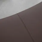 Metal armchair and eco-leather seat Made in Italy - Mint Viadurini