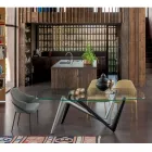 Metal armchair and seat in recycled fabric Made in Italy - Sage Viadurini