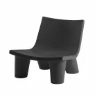 Sliding design lounge chair Low Lita colored made in Italy Viadurini