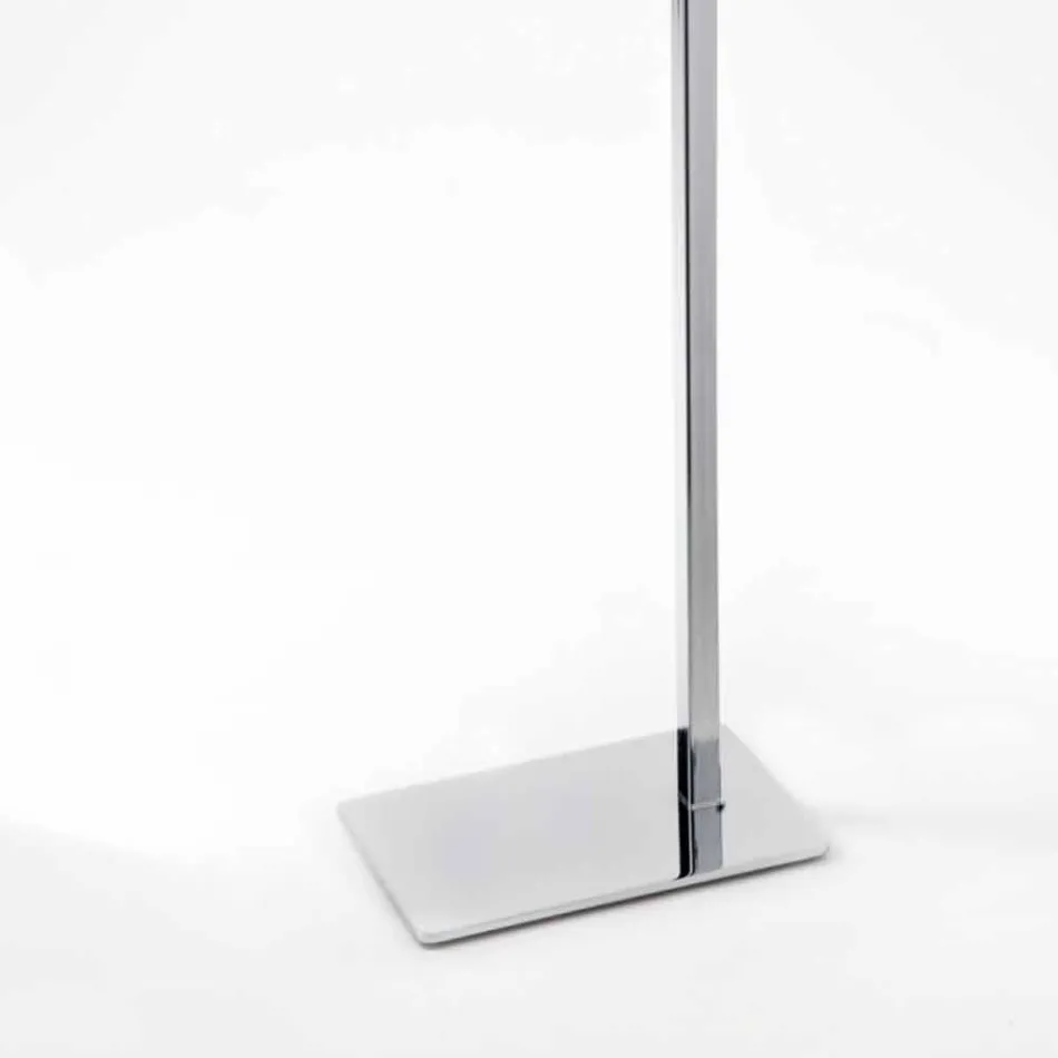 Modern Towel Rack with 2 Iron Arms Made in Italy - Cali Viadurini
