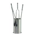 Tool Holder with 4 Accessories in Stainless Steel and Flame Made in Italy - Vita