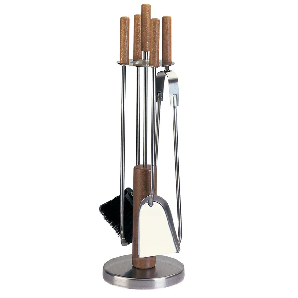 Tool holder with 4 accessories in metal or steel Made in Italy - Papaya Viadurini