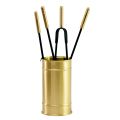 Tool Holder with 4 Fireplace Care Tools Made in Italy - Fakir