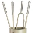 Metal Tool Holder with 4 Accessories and Flame Made in Italy - Fakir Viadurini