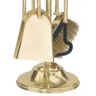 Brass Tool Holder with 4 Accessories Height 65 cm Made in Italy - Kangaroo Viadurini