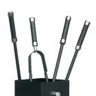 Square Metal Tool Holder and 4 Accessories Made in Italy - Iena Viadurini