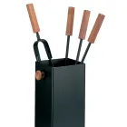 Square Metal Tool Holder and 4 Accessories Made in Italy - Iena Viadurini