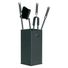 Square Metal Tool Holder and 4 Accessories Made in Italy - Iena Viadurini