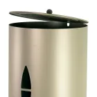 Pellet holder with lid, broom and shovel Made in Italy - Cacatua Viadurini