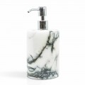 Bathroom Soap Holder in Paonazzo Marble of Made in Italy Design - Curt